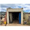 Image 3 : White 40' Shipping Container w/ Roll-Up Door (contents not included) - pickup the following week