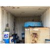 Image 13 : Red 20' Shipping Container (contents not included) - pickup the week after auction ends