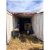 Image 20 : Red 20' Shipping Container (contents not included) - pickup the week after auction ends