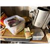 Image 11 : Contents of Shelf: Simpson StrongTie, Hilti FD-One Max Sealant, Mirror, Clamps, Hardware, etc