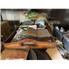 Image 11 : Contents of Shelf: Bike Wheels, SafeWaze Straps, Paint Rollers, Light Bulbs, Hardware, etc