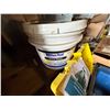 Image 5 : Contents of Shelf: Wheels, Gradall Starter, Jisan Hydraulic Breaker, PennBarry Fan, Garnet Abrasive,