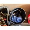 Image 7 : Makita Circular Saw w/ Blades, Planer, Misc Tools, Tape, Air Hose, Hardware, etc