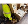 Image 21 : Multiple Pipe Fittings, Truck Pac Jump Starter w/ Cables, Chain Saw, Filters, Hose Reel, Chisel Set,