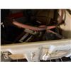 Image 3 : Contents of Shelf: Screw Jacks, Hoses, Pipe Sections, Hardware, etc