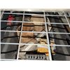 Image 5 : Contents of Shelf: Screw Jacks, Hoses, Pipe Sections, Hardware, etc