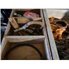 Image 10 : Contents of Shelf: Hoses, Clamps, Hand Tools, Shackles, Hardware, etc