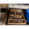 Image 4 : Contents of Shelf: Hoses, Clamps, Hand Tools, Shackles, Hardware, etc