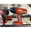 Image 3 : Qty 3 Hilti Power Tools: SFH18A Hammer Drill Driver, SIW22T-A & SIW22T-A Impact Wrenches