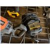 Image 3 : Ridgid Spade Handle Mud Mixer, DeWalt Angle Grinder & Hammer Drill, Charger, etc