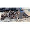 Image 1 : Multiple Ductile Iron Pipe Fittings & Mechanical Joint Couplings, Misc Sizes