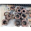 Image 2 : Multiple Ductile Iron Pipe Fittings & Mechanical Joint Couplings, Misc Sizes