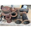 Image 1 : Multiple Ductile Iron Pipe Fittings, Misc Sizes