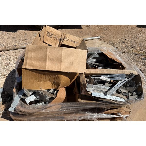 Multiple Structural Connectors, Hangers, Brackets, Simpson Column Caps, etc