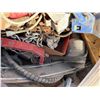 Image 4 : Multiple Clamps, Chains, etc in Wooden Bin