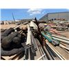 Image 10 : Multiple Metal & PVC Pipes & Channels on Rack, Misc Sizes