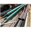 Image 12 : Multiple Metal & PVC Pipes & Channels on Rack, Misc Sizes