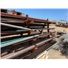 Image 4 : Multiple Metal & PVC Pipes & Channels on Rack, Misc Sizes