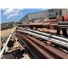 Image 7 : Multiple Metal & PVC Pipes & Channels on Rack, Misc Sizes