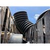 Image 3 : Wooden Bin Multiple Large Black Corrugated Pipes, etc Misc Sizes