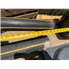 Image 15 : Multiple Black Corrugated Pipes, Hoses, Ductile Iron Fittings, etc Misc Sizes