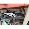 Image 6 : Multiple Black Corrugated Pipes, Hoses, Ductile Iron Fittings, etc Misc Sizes