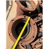 Image 14 : Multiple Ductile Iron Pipe Fittings, Flanges, Rubber Gaskets, etc Misc Sizes