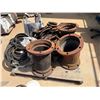 Image 1 : Multiple Ductile Iron Pipe Fittings, Flanges, Rubber Gaskets, etc Misc Sizes
