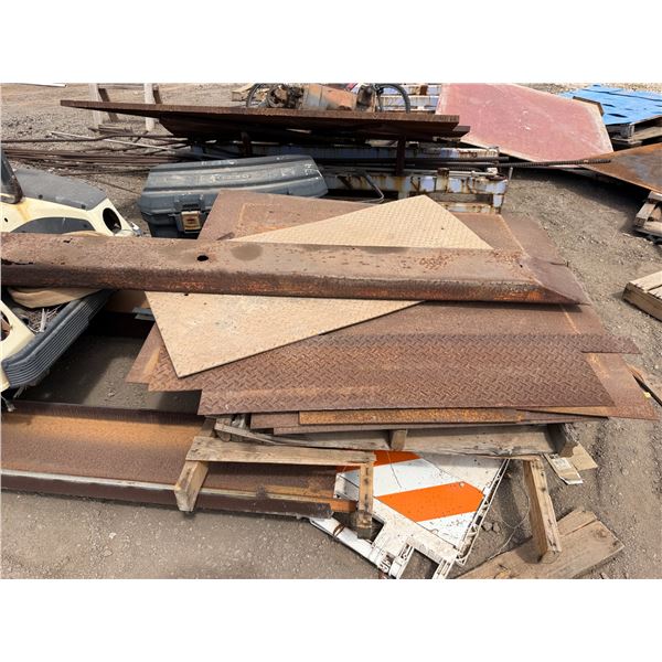 Multiple Metal Plate & Forklift Extension, Misc Sizes