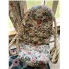 Image 3 : Rattan Swivel Chairs With Cushions and Glass-