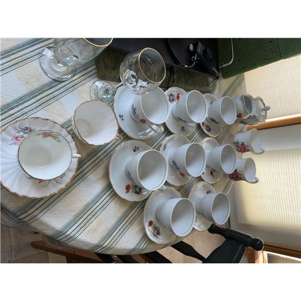 Teacup and Glassware Collection
