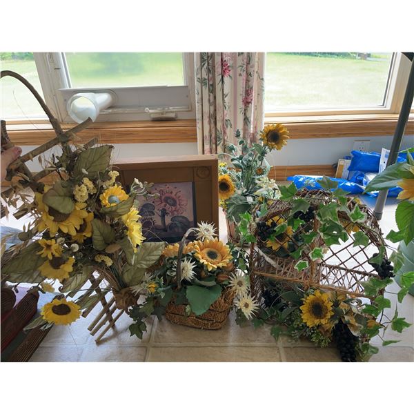 Sunflower-Themed Decor Lot