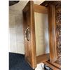 Image 3 : Oak Nightstand and Brown Recliner Chair