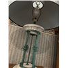 Image 5 : Palliser Oak Two-Drawer Nightstand With Lamp