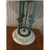 Image 6 : Palliser Oak Two-Drawer Nightstand With Lamp