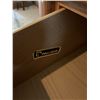 Image 8 : Palliser Oak Two-Drawer Nightstand With Lamp