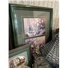 Image 7 : Framed Art, Wicker Baskets, and Decor Lot