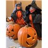 Image 3 : Halloween Decorations Lot: Pumpkins, Witches