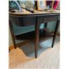Image 3 : Dark Wood Hall Table with Drawer, 36" x 18" x