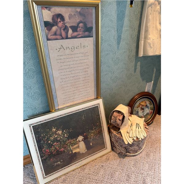 Vintage Gloves, Art Prints, Plate, and Decor