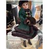 Image 2 : Porcelain Doll in Green Winter Coat