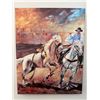 Image 2 : Cowboy Canvas by Doug Borton, Wall Mirror Lot