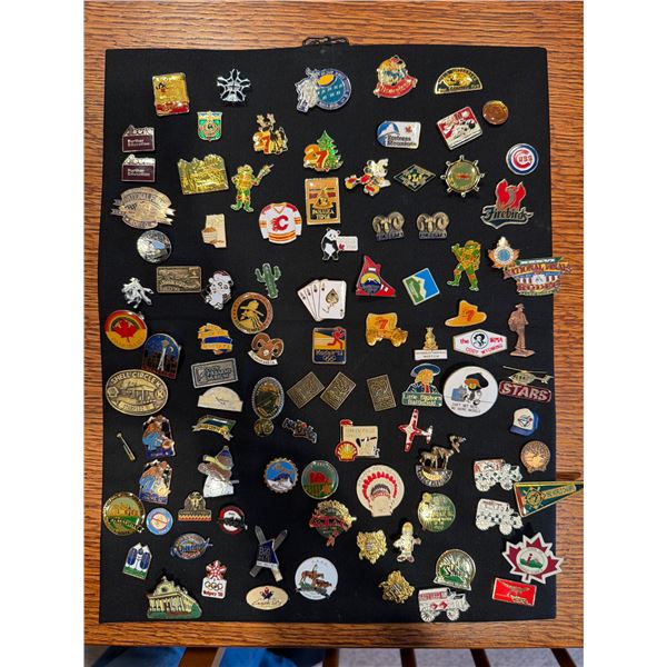 Pin Collection Including Sports and 
