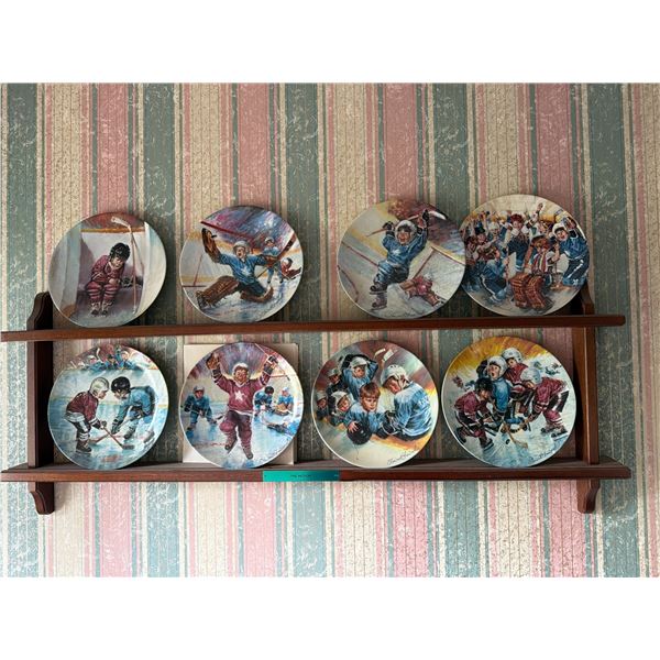 Stewart Sherwood Hockey Plate Collection with