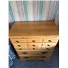 Image 2 : Solid Wood 9-Drawer Dresser, 31" x 17.5" x 35