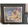 Image 3 : Sunflower Decor, Art, Wall Clock, and Doilies