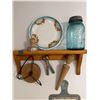 Image 2 : Country Kitchen Decor Set with Shelf and Utan