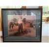 Image 1 : Tom Rydr Signed Framed Cowboy Picture