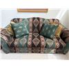 Image 2 : Sofa and Solid Wood Glass-Top Coffee Table