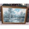Image 1 : Landscape Painting Signed by Lorenz, 50 x 28.